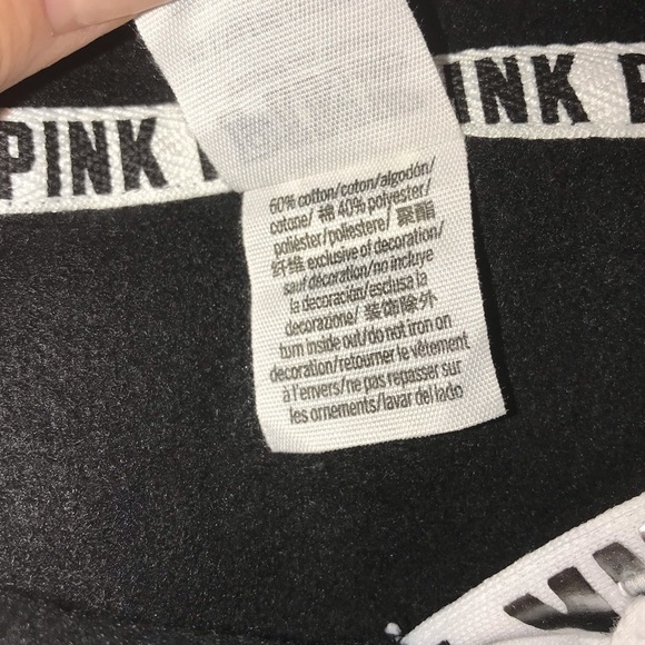 🚫SOLD🚫 PINK Black/Silver Sequin Pullover Hoodie - Picture 7 of 7